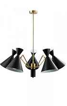 Люстра Crystal Lux JOVEN SP5 GOLD/BLACK - цена и фото Люстра Crystal Lux JOVEN SP5 GOLD/BLACK - цена и фото
